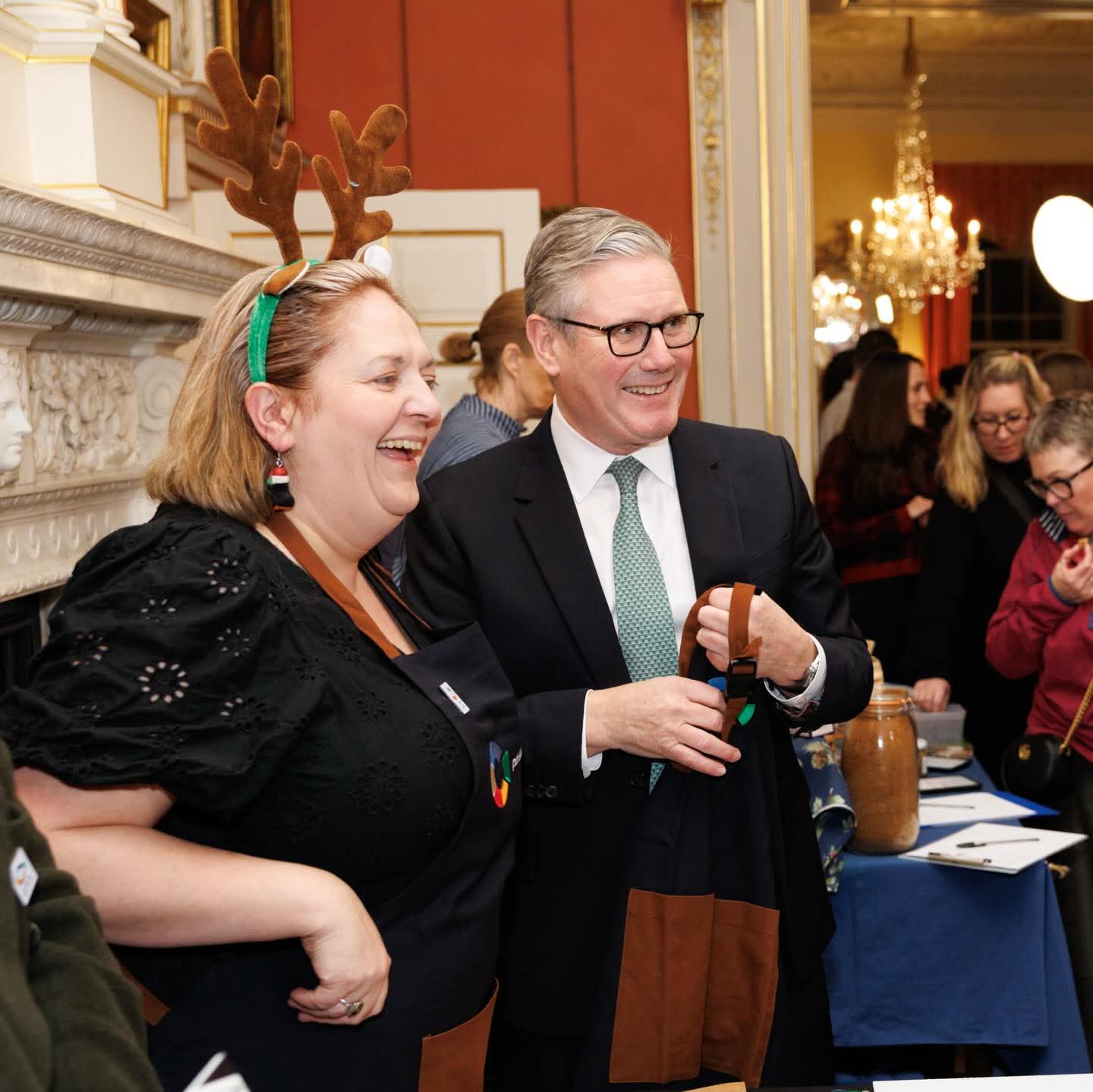 Pubtopia founder Rhi Metters at a community reception at 10 Downing Street, December 2024